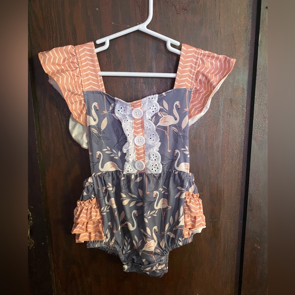 Americana Farmhouse Romper by Wellie Kate main image 1